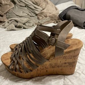 Strapy Sandals with wedge heel